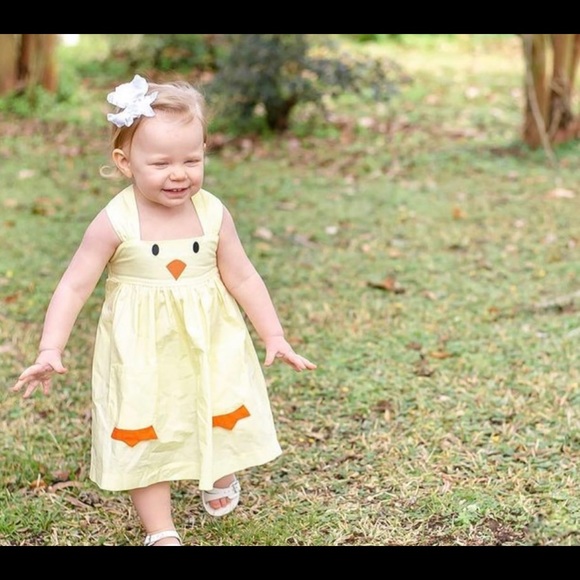Baby chick dress- yellow - Picture 2 of 6